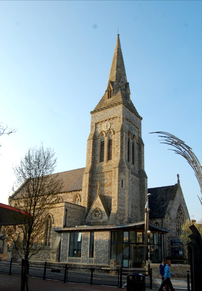 St Jude's Church, Kent Road, Southsea (NHLE Code 1245534) (March 2019) (1)