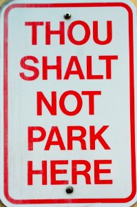 St Johns USVI No Parking
