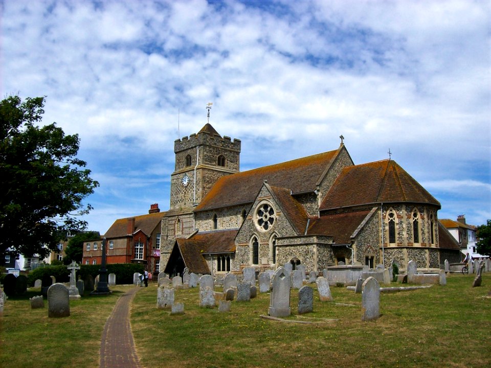 St Leonard, Seaford from south-east