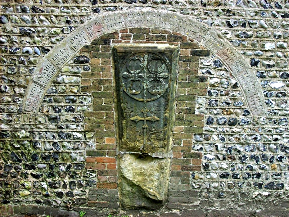 St John-sub-Castro, inscription over anchorite's cell
