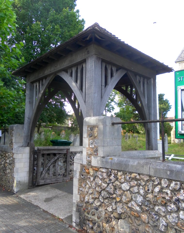 St Leonard's Church, New Church Road, Aldrington (NHLE Code 1298645) (September 2012) (Lychgate)