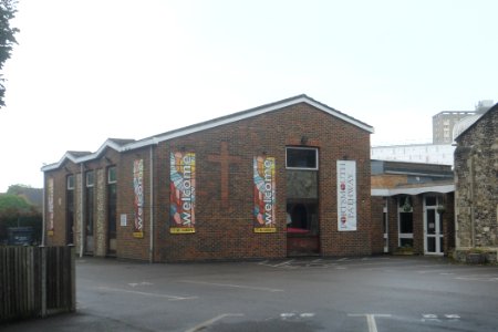 St Luke's Church, Greetham Street, Southsea (August 2017) (Church Hall)