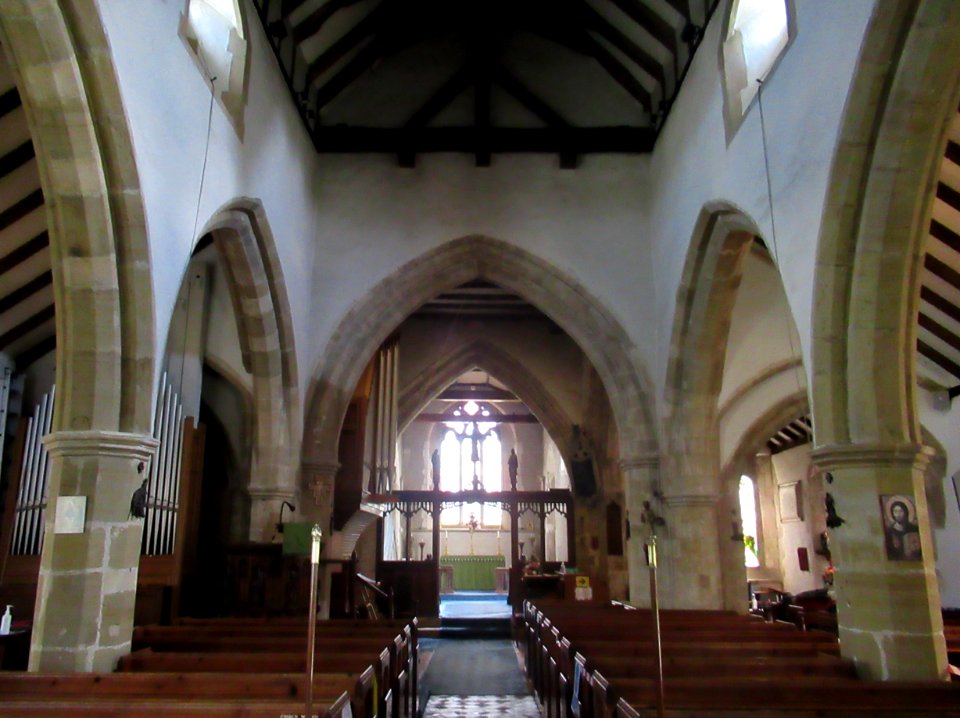 St James, Lancing, nave