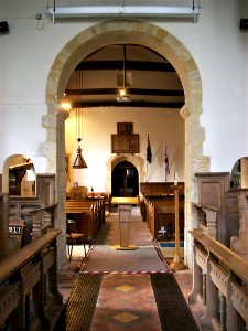 St John, Westfield, chancel arch 01