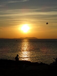 Ibiza setting sun sun photo