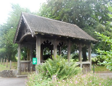 St John the Baptist's Church, Farnham Road, Greatham (NHLE Code 1094470) (July 2019) (Lychgate)
