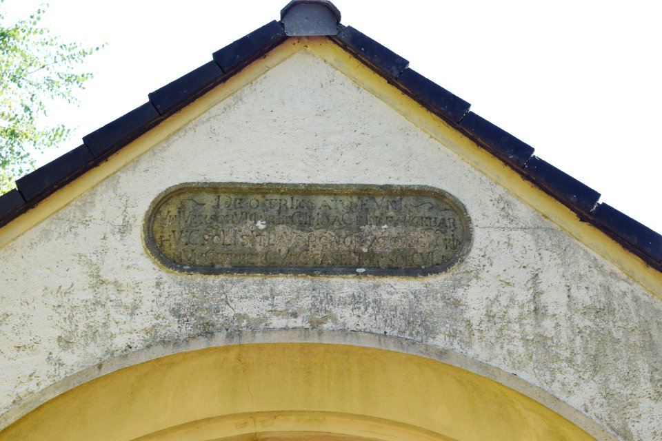 St. Vit - Kreuzigungsgruppe - Inschrift