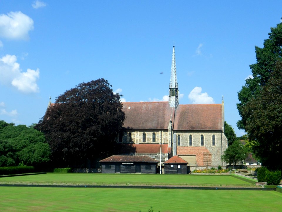 St John the Evangelist's Church, junction of London Road and Knoyle Road, Preston Park, Brighton (NHLE Code 1380756) (August 2013) (1)