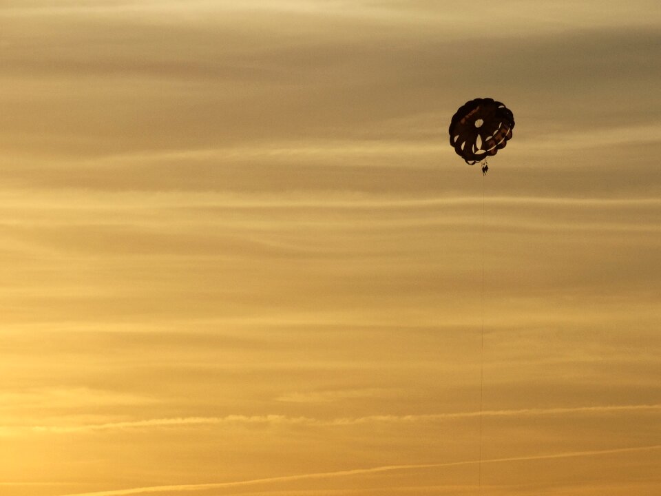 Ibiza paragliding parachute