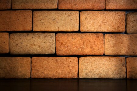 Brick blocks stone