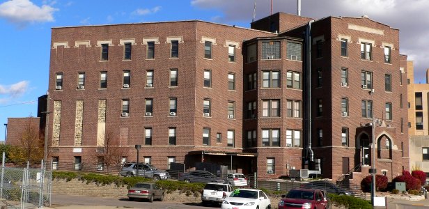 St. Vincent Hospital (Sioux City) from W