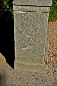 St. Vit - Bildstock Stromberger Straße - Inschrift Seite - 1