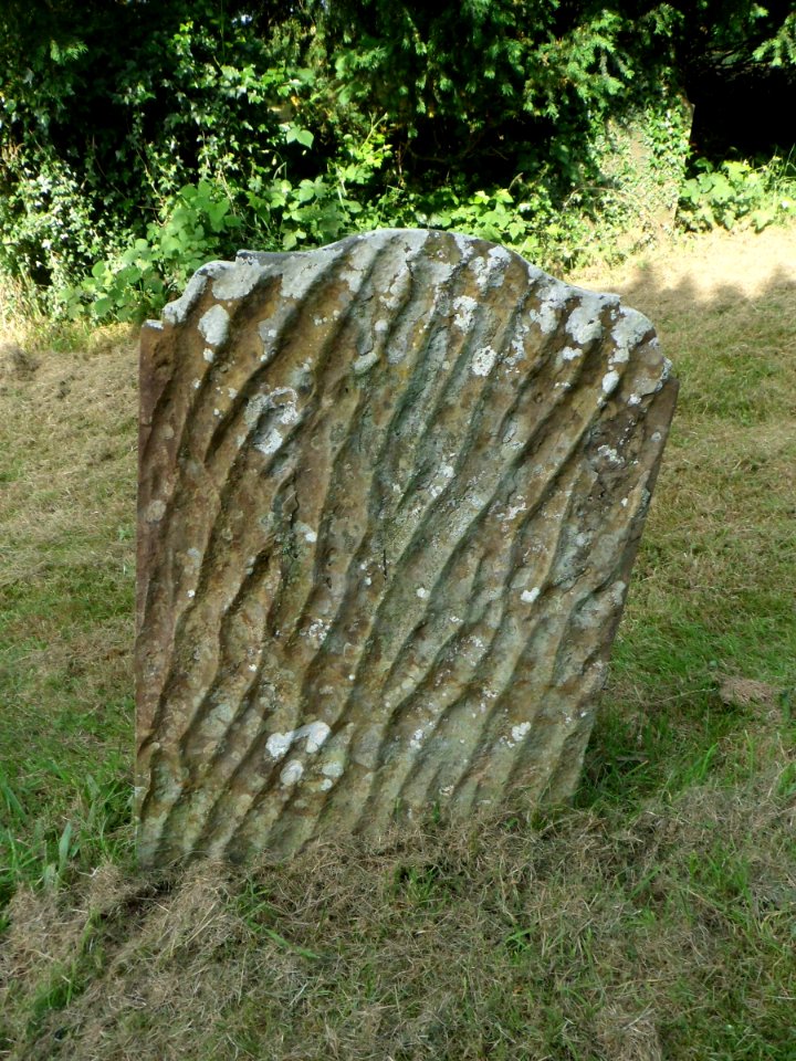 St John the Baptist's Church, The Street, Capel (July 2013) (Gravestone) (1)