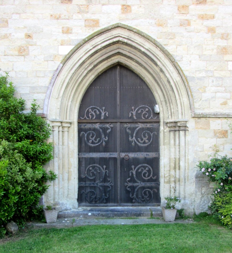 St John the Evangelist's Church, Carter Street, Sandown (July 2016) (Doorway)