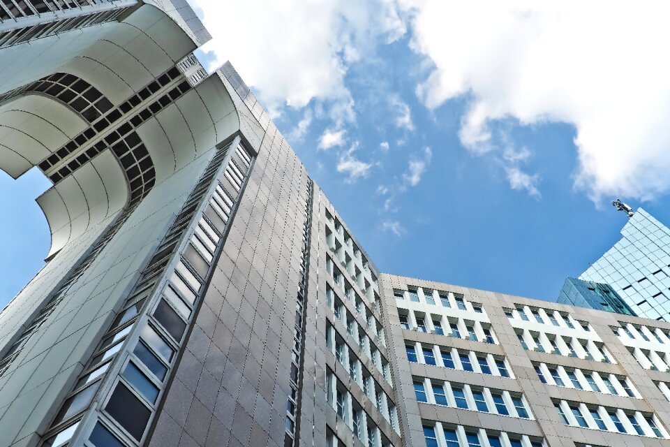 Modern window facade
