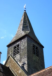 St John the Baptist's Church, Brighton Road, Busbridge (April 2015) (Spire)