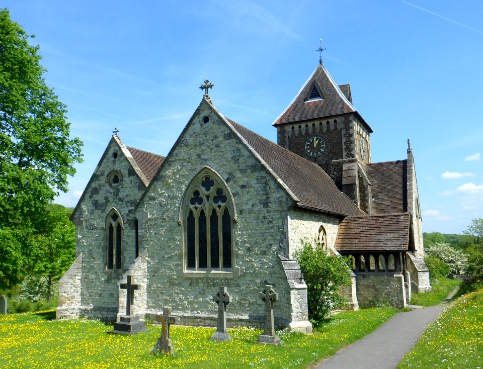 St Lawrence's Church, Manor Fields, Seale (May 2014) (4)