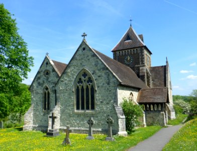 St Lawrence's Church, Manor Fields, Seale (May 2014) (4) photo