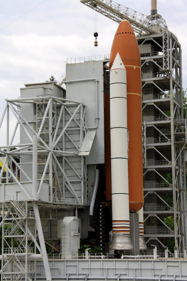 Test launch pad model