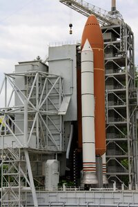 Test launch pad model