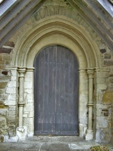 St James, Ewhurst Green, West door