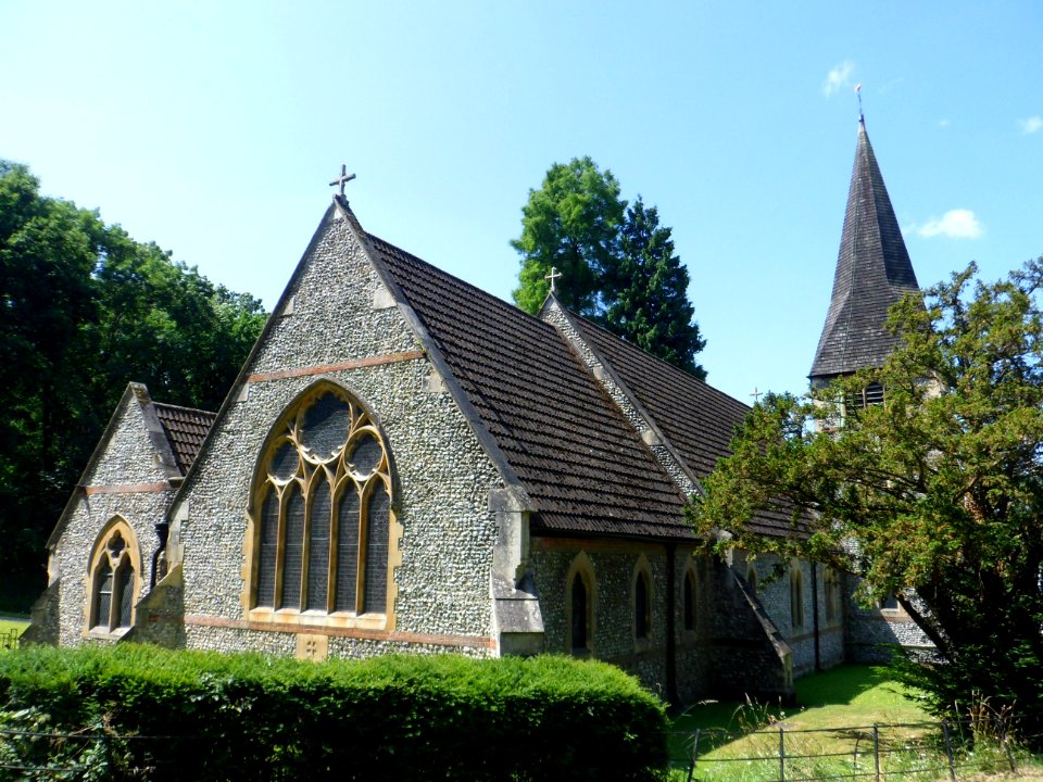 St John the Evangelist's Church, Inholms Lane, North Holmwood (NHLE Code 1228416) (July 2013) (1)
