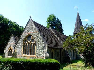 St John the Evangelist's Church, Inholms Lane, North Holmwood (NHLE Code 1228416) (July 2013) (1)