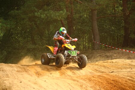 Enduro motocross sand