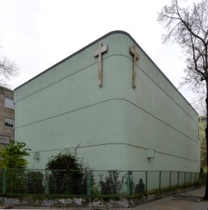 St. Richard (Berlin-Neukölln) Eckansicht