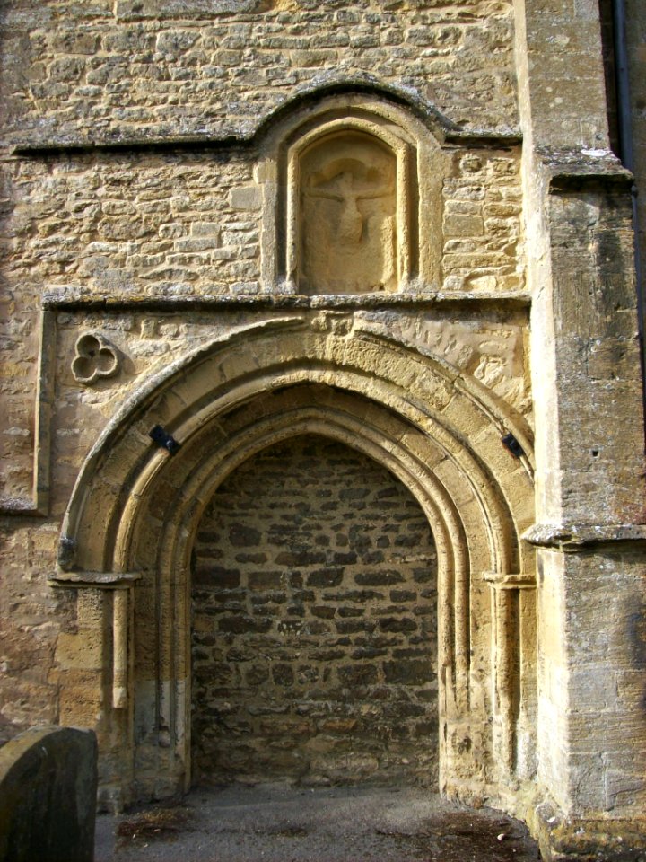 St John, Burford, sealed doorway