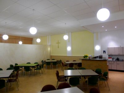 St. Richard (Berlin-Neukölln) alte Kapelle Kirchsaal