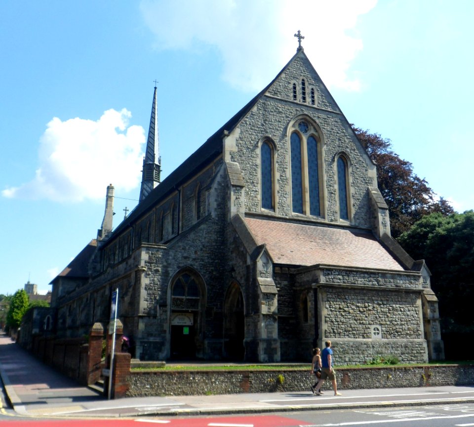 St John the Evangelist's Church, junction of London Road and Knoyle Road, Preston Park, Brighton (NHLE Code 1380756) (August 2013) (4)