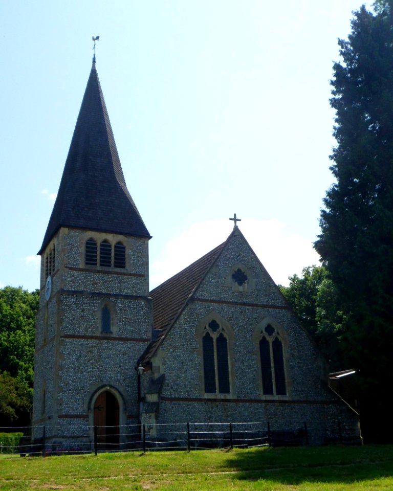 St John the Evangelist's Church, Inholms Lane, North Holmwood (NHLE Code 1228416) (July 2013) (3)
