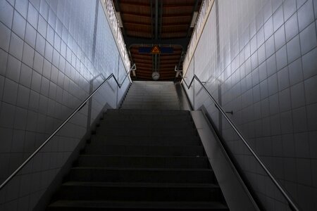 Architecture staircase away photo