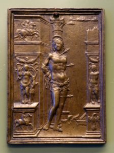 St. Sebastian, Galeazzo Mondella (Moderno), late 15th to mid 16th century AD, bronze - Bode-Museum - DSC02513