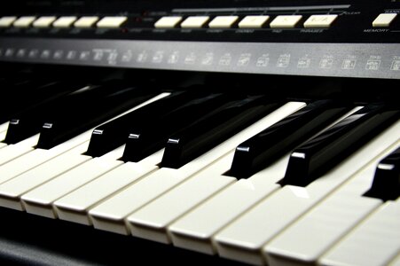 Music instrument piano keys