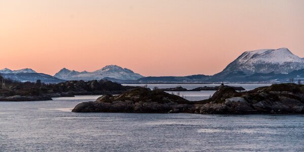 Rock scandinavia sea photo