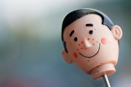 Happy head expression