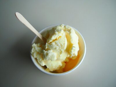 May see ice yolk ice cream photo