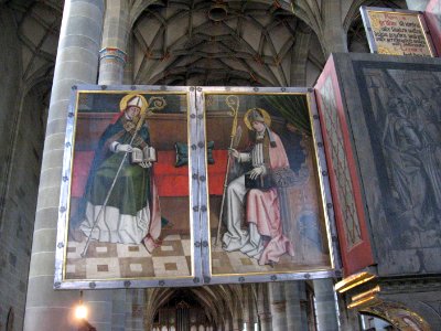 St. Michael in Schwäbisch Hall, Hauptaltar, Rückseite des linken Flügels