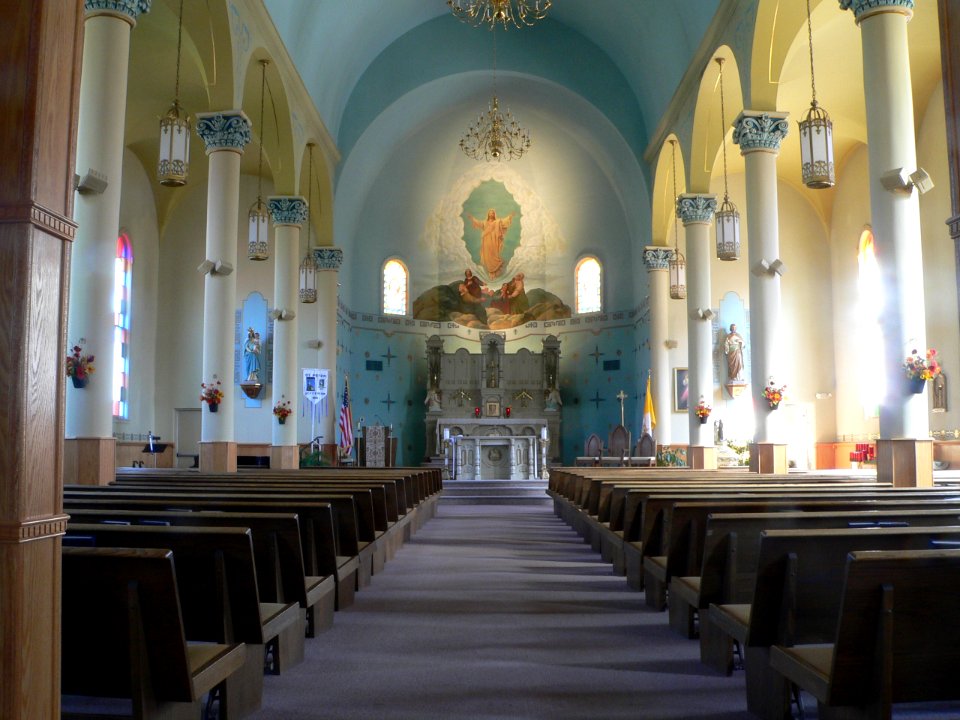 St. Peter's, Jefferson SD, interior facing NE 2