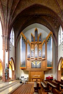 St. Marien-Kirche (Berlin-Reinickendorf) Blick zur Orgel