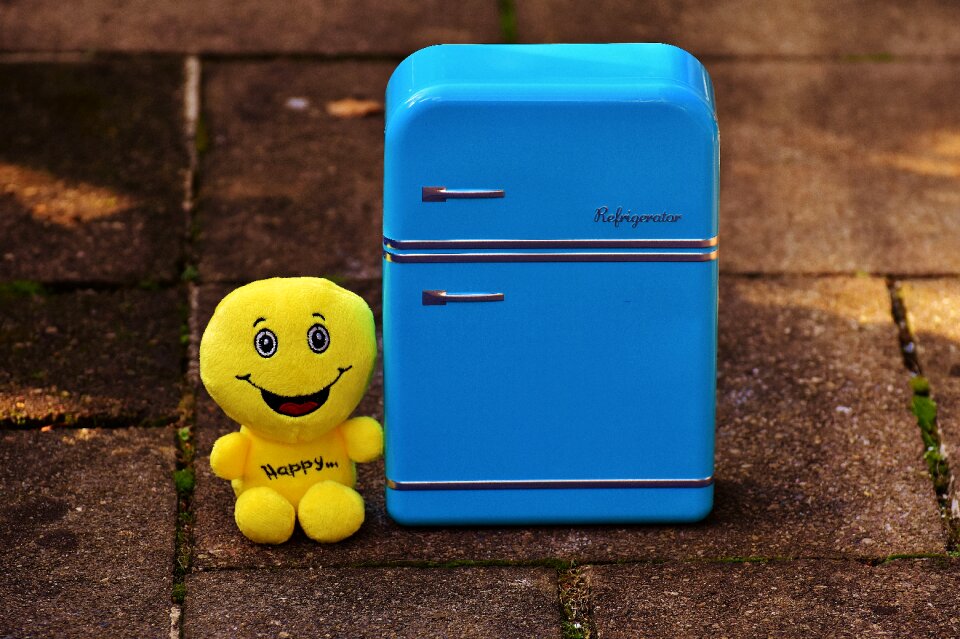 Funny yellow cheerful