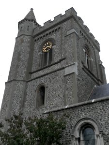St Andrew's Church, Church Road, Hove (NHLE Code 1205303) (September 2011) (Tower)