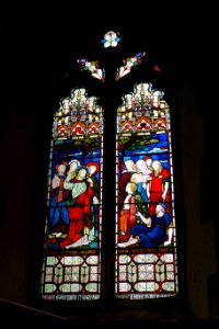 St Andrew's Church, interior view - Alfriston, East Sussex, England - DSC05171