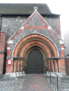 St Barnabas' Church, Sackville Road, Hove (NHLE Code 1187546) (October 2011) (Entrance Porch)