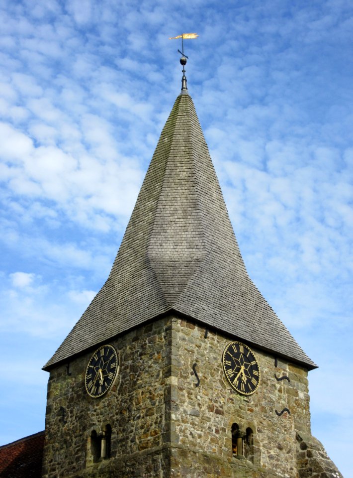 St Bartholomew's Church, High Street, Burwash (NHLE Code 1044041) (June 2015) (Spire)