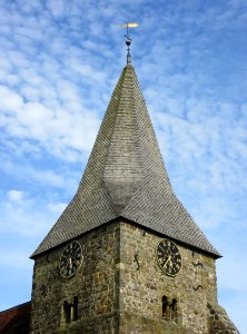 St Bartholomew's Church, High Street, Burwash (NHLE Code 1044041) (June 2015) (Spire)