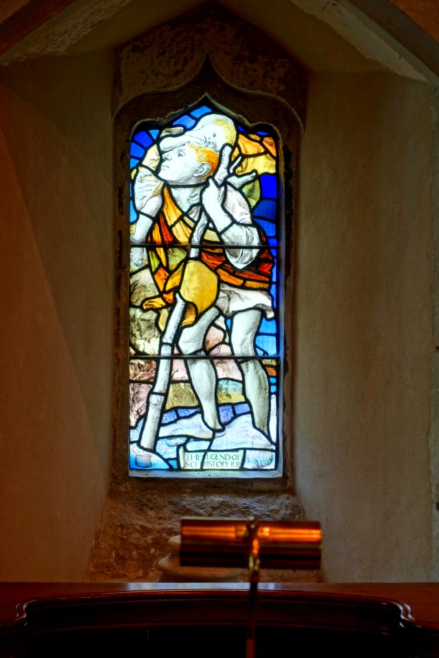St Andrew's Church, interior view - Alfriston, East Sussex, England - DSC05155