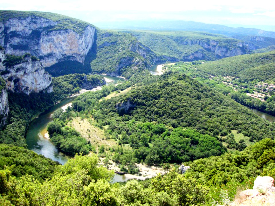 St.Martin d'Ardèche (Ardèche, Fr) méandre de l'Ardèche